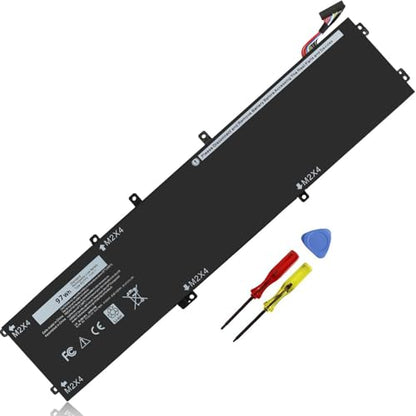 97WH 6GTPY Battery for Dell XPS 15 9550 9560 9570 7590 Precision 5510 5520 | 5530 5540 Vostro 7500 7590,Replacement 4GVGH GPM03 M2X4 5XJ28 05XJ28 5D91C 1P6KD P56F P56F001 P56F002 11.4V
