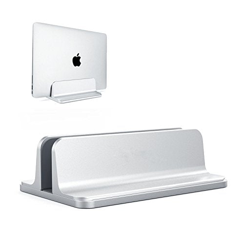 Laptop Stand, Cradle for Laptops, Adjustable Dock, Holder for MacBook Dell Hp Surface iPad - Silver