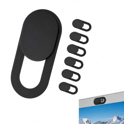 Webcam Cover Slide, Ultra Thin Camera Cover for Lapto Security Blocker for Computer and Camera（6 Pac）