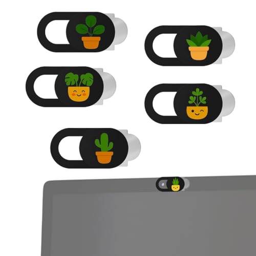 6 Pack Laptop Camera Cover Slide, Cute Webcam Privacy Blocker for Laptops, Computers, Phones & Tablets, Ultra-Thin Camera Cover, Easy Slide Design for Privacy Protection