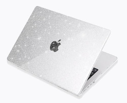 UESWILL for MacBook Pro 16 inch Case M5 M4 M3 M2 M1 A3429 A3428 A3403 A3186 A2991 A2780 A2485 (2021-2026 Release), Glossy Sparkling Hard Shell Cover + Microfiber Cloth, Glitter Clear - color: Glitter Clear, size: MacBook Pro 16" (M1 M2 M3 M4 M5)