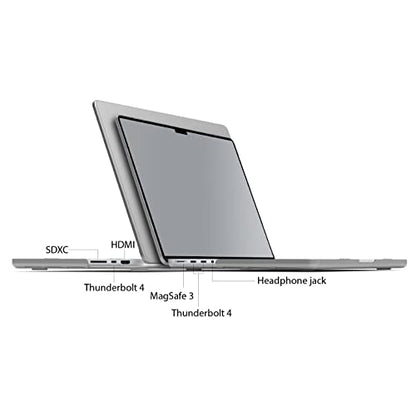 IBENZER Compatible with MacBook Pro 14 Inch Case 2026 2025 2024 2023 2022 M5 M4 M3 M2 M1 A3434 A3112 A3185 A3401 A2918 A2992 A2779 A2442 Mac Pro/Max,HardShellCase&KeyboardCover,Clear,T14CL+1 - color: Frost Clear, size: For Macbook Pro 14" with Touch ID