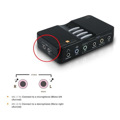 VANTEC USB External 7.1 Channel Audio Adapter