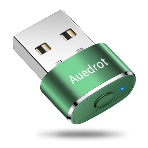 Auedrot USB Mouse Mover with Switch Button, Automatic Mouse Jiggler with 2 Modes, Plug & Play, Keep Computer/Laptop Awake, Green - color: Green, style: 1 PCS