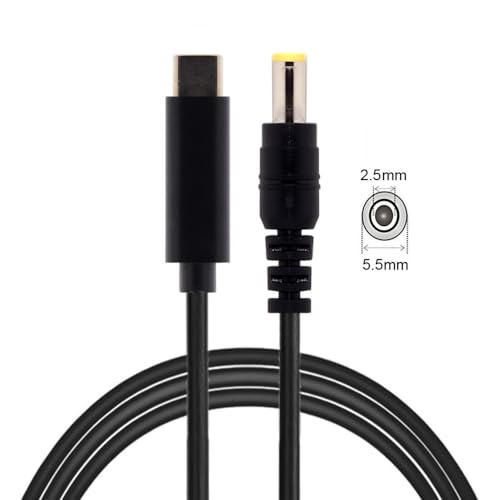 Type C USB-C Input to DC 5.5 * 2.5mm Power PD Charge Cable for Laptop Notebook - style: 65W DC5.5X2.5MM