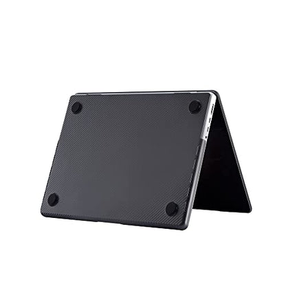 Se7enline Compatible with MacBook Air 13 Inch Case A1932/M1 A2337/A2179 Case Cover 2018/2019/2020/2021/2022/2023/2024 for Mac Air 13-Inch Retina Display Touch ID &Keyboard Cover,Carbon Fiber Black | Carbon Fiber Texture Hard Shell Laptop Case with Keyboar