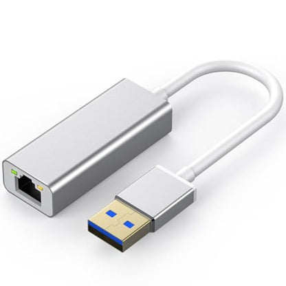 USB to Ethernet Adapter for Nintendo Switch, Laptop, PC, USB to RJ45 Gigabit LAN Network Converter, Switch Ethernet Adapter Wired Internet LAN Supports 10/100/1000Mbps (No Driver Required)