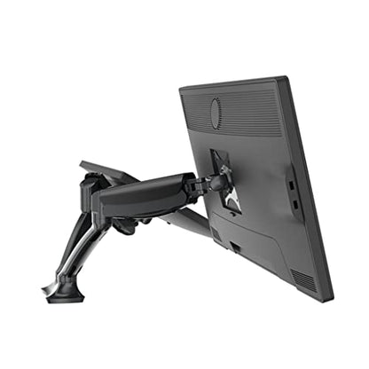 Progressive Desk Dual Gas Spring Monitor Mount Stand - Fits 10"-27" Monitors - ±180° Monitor Rotation - Arm Holds Up to 20 lbs per Arm - style: Dual 10"-27"