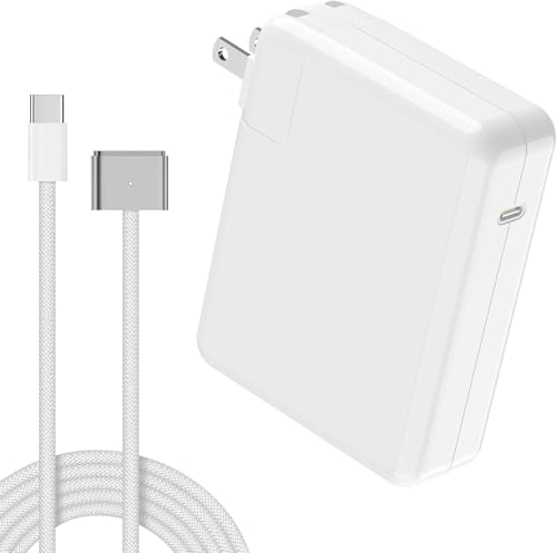 140W Charger for Mac Book Pro 16 14 inch Mac Air 15 13 inch 2025 2024 2023 2022 2021 M1 M2 M3 M4 Fast Charger Power Adapter & 6.6FT Type C to Magnetic 3 Braided Cable LED Original Quality