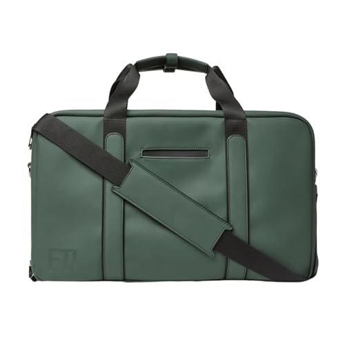 The FTL Pro Mens Travel Bag - 30L Premium Work to Gym Weekender Duffel with Garment Bag, Shoe Space & 18" Laptop Sleeve - Business Carry On Hybrid, Fits Under Airplane Seat - Abbot Green - color: Abbot Green, style: Pro