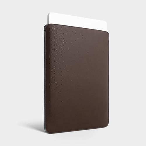 Comfyable Laptop Sleeve 14 Inch Precisely Compatible with MacBook Pro M5 M4 M3 M2 Pro/Max 2026-2021, Faux Leather Cover Case, 14 in, Coffee - color: Coffee, size: For 14" MacBook Pro