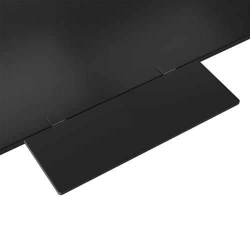 BONTEC Ergonomics Desk Extender Tray, 27.2x9.5 Inch Table Mount Arm Rest Shelf, 90° Foldable Keyboard Tray Platform, Clamp on Computer Arm Rest for Desk, Suitable for Office Desks, Black Carbon Fiber - color: Black Carbon Fiber, size: 27"*9.5"(69cm*24cm)