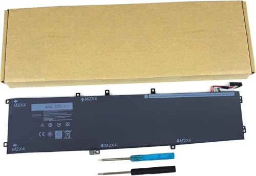 97Wh 6GTPY 6-Cell Li-ion Laptop Battery Compatible with Dell XPS 15 9550 | 9560 9570 7590, Precision 5510 5520 5530 5540, Vostro 7500, Compatible with 4GVGH GPM03 1P6KD 5XJ28 11.4V