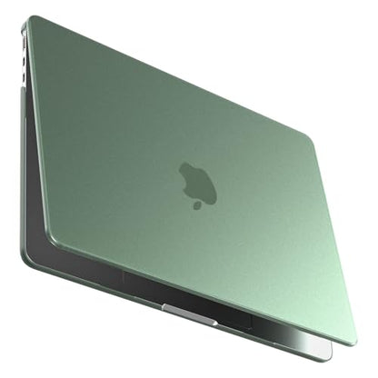 BlueSwan for MacBook Air 13 inch Case, M5 M4 M3 M2 2026-2022 Laptop Cover | 100% Match Official Color, Matte Grippy Texture, Scratch Resistant, Easy to Snap on, Air 13.6 Protective Hard Shell - color: Midnight Green