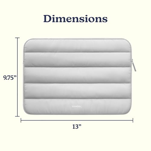 Vandel The Original Puffy Laptop Sleeve Case, 13-14 inch Laptop Sleeve Bag | Compatible with MacBook Air/Pro 13/Pro 14/iPad Pro 12.9, HP Dell ASUS Computer Case Bag Cover, Stylish Aesthetic Design - color: k. Cloud, size: 13-14 Inch