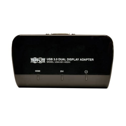 Tripp Lite USB to DVI and HDMI Dual Monitor Video Display Adapter, USB 3.0 SuperSpeed (U344-001-HDDVI) - style: HDMI & DVI Dual Monitor