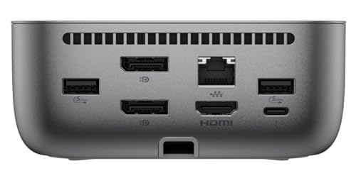 HP 100W G6 Thunderbolt 4 Dock Universal Thunderbolt/USB-C Docking Station | Bundle with DKZ Hub, Single Cable for Charging, Data Transfers to Any Brand Laptop) 9X472UT#ABA (2-Pack) - size: 2 Pack