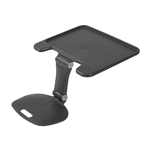 ECR4Kids The Surf Folding Portable Lap Desk, Large, Flexible Seating, Black - color: Black