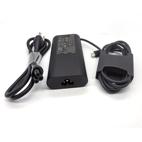 Dell 100W Laptop Charger USB C Type C GAN AC Adapter,Precision 3580 3580 3580 3581 Charger,Latitude 7640 5540 9440 AC Adapter,Inspiron 14 Plus 7430, Black, DA100PM220