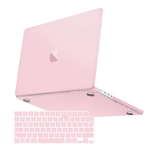 MOSISO Compatible with MacBook Pro 14 inch Case M5 M4 M3 M2 M1 2026-2021 | Ultra-Thin Seamlessly Closes Crack-Resistant Protective Hard Matte Shell&Keyboard Cover, Baby Pink - color: Baby Pink