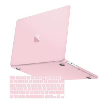MOSISO Compatible with MacBook Pro 14 inch Case M5 M4 M3 M2 M1 2026-2021 | Ultra-Thin Seamlessly Closes Crack-Resistant Protective Hard Matte Shell&Keyboard Cover, Baby Pink - color: Baby Pink