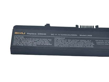 GHU Premium Battery 58Wh Compatible with Dell Inspiring 1545 Module Type X284G RN873 GW240 1525 Recharges Over 500 Times