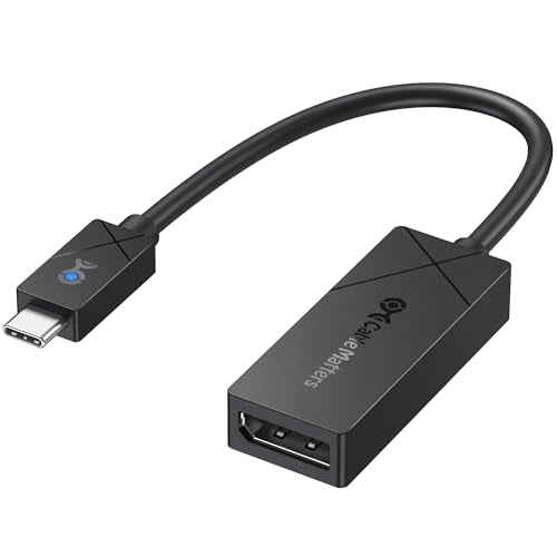 Cable Matters [Designed for Microsoft Surface] USB C to DP 1.4 Adapter | 4K@240Hz / 8K@60Hz HDR, DisplayPort 1.4, Compatible with Surface Pro/Laptop/Book with USB-C or Thunderbolt 4