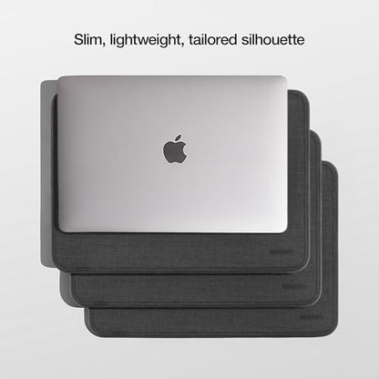 Incase ICON Sleeve with Woolenex - MacBook Air 13 inch Case - M5 2026, M4 2025, M3 M2 2024-2022 - Fitted MacBook Case, Laptop Sleeve, Hard Cover, Durable, Lightweight - Graphite - color: Graphite