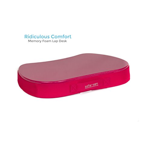 Mini Memory Foam Lap Desk Color: Pink