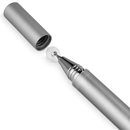 BoxWave Stylus Pen Compatible with Chuwi MiniBook X N100 2-in-1 Touchscreen Laptop (10.51 in) - FineTouch Capacitive Stylus, Super Precise Stylus Pen - Metallic Silver