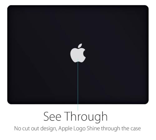 UESWILL 2in1 Smooth Soft Touch Matte Hard Shell Case with Silicone Keyboard Cover Compatible with MacBook Pro 13 inch with CD-ROM (Non-Retina) (Model A1278) + Microfibre Cleaning Cloth, Black - color: Black, size: MacBook Pro 13" (CD-ROM)
