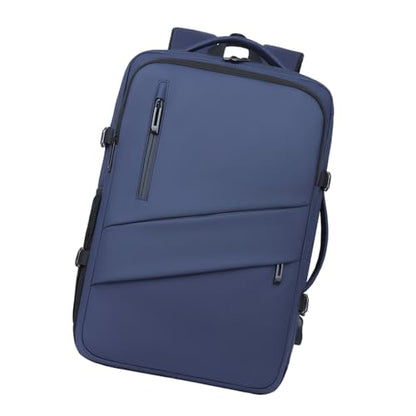 Business Travel Laptop Backpack Laptop Bag with USB Charging Port for Men Women Computer Bag for Laptop and Notebook - color: Blue