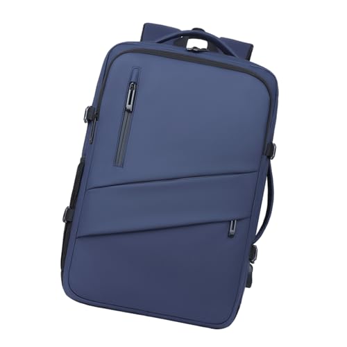 Business Travel Laptop Backpack Laptop Bag with USB Charging Port for Men Women Computer Bag for Laptop and Notebook - color: Blue