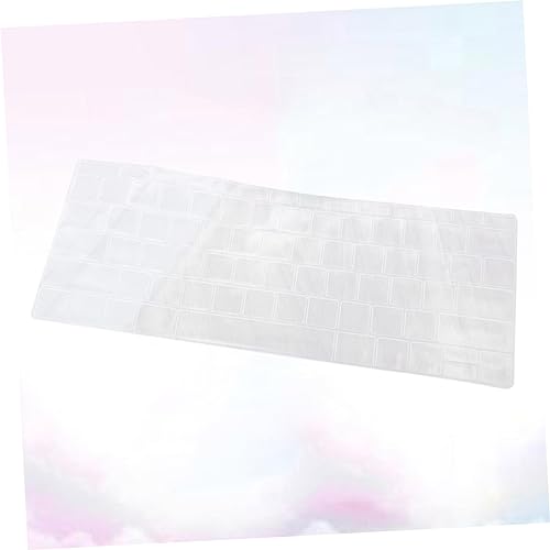 TPU Keyboard Skin Transparent Protective Film Compatible with Ultra-Thin Keyboard Cover Against Dust Spills