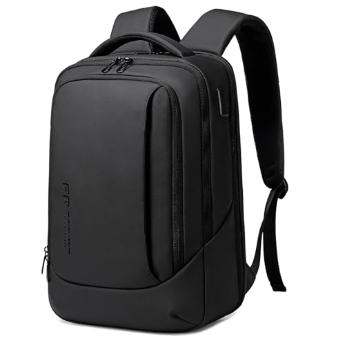 FENRUIEN Laptop Backpack for Men, 15.6 Inch Work Backpack, Water-Resistant 1800D Oxford for Office/Commute/Travel - style: Commuter Backpack