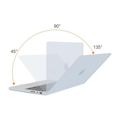 MOSISO Compatible with MacBook Pro 14 inch Case M5 2026 M4 2025 M3 M2 M1 2024-2021 A3427 A3426 A3434 A3112 A3185 A3401 A2918 A2992 A2779 A2442,Hard Case&Keyboard Skin&ScreenFilm&Pouch, Baby Blue - color: Baby Blue