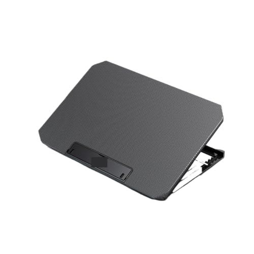 Gaming Laptop Cooler Large Size for 12-16 Inch Notebook Two USB Laptop Cooling Pads Wind Speed Adjustable Silent Laptop Stand(Black)