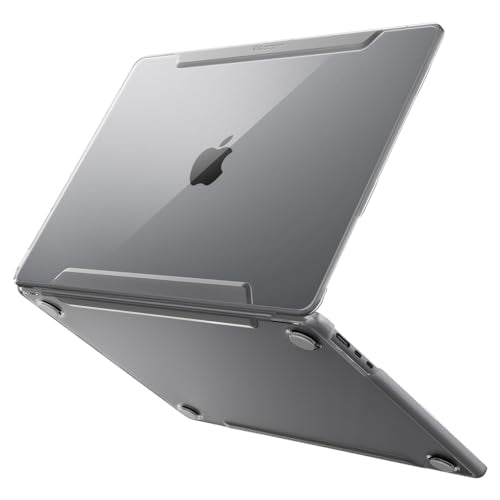 Spigen for MacBook Air 15 inch Case M5 (2026), MacBook Air 15 inch M4/M3/M2 (2025-2022), Thin Fit, Air Skin Transparent Protective Hard Shell Case Cover, A3448 A3241 A3114 A2941, Crystal Clear - color: Crystal Clear, size: MacBook Air 15" M5/M4/M3/M2 (202
