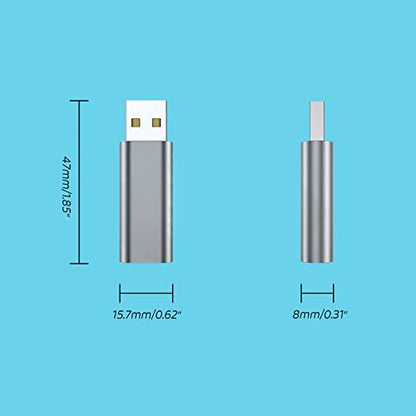 Pocket-Size Sound Card USB to 3.5mm Interface Adapter for Earphone Mic for Computer Laptop Lightweight USB to Adapter Gaming