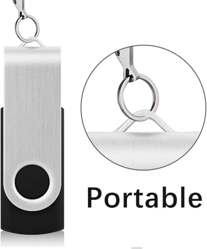 KEXIN 128GB Flash Drive 10 Pack 3.0 Flash Drive Bulk USB Thumb Drive 128 GB USB Drive USB 3.0 Flash Drive with Led Indicator, Black - size: USB 3.0-128G, style: 10 Pack