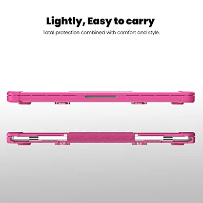 MEEgoodo Case for MacBook Air 15 inch 2026 2025 2024 2023, Case Fit Model (A3448/A3241/A3114/A2941) with M5/M4/M3/M2 Chip, Laptop Hard Shell with Heavy Duty Rugged Shockproof, Pink XK - color: Pink XK