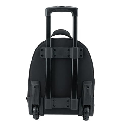 MELOTOUGH Rolling Tool Bag with Telescoping Handle 35 Pockets Wheeled Electrician Backpack Tool Bag For Men,Water Resistant Tool Storage Organizer Including Laptop Sleeve(BLK) - color: Black