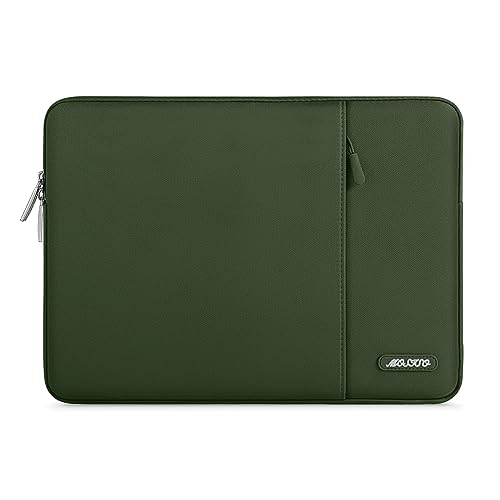 MOSISO Laptop Case 13 inch, Laptop Sleeve Compatible with MacBook Neo/Air/Pro 13 inch with A18/M5/M4/M3/M2/M1 Chip 2026-2016, Polyester Vertical Computer Sleeve Bag with Pocket, Army Green - color: Army Green, size: 13 inch