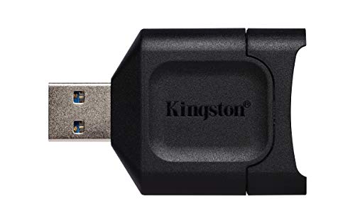 Kingston MobileLite Plus USB 3.2 SDHC/SDXC UHS-II Card Reader (MLP) | s supported SD cards for optimal performance and reliability, Plus/(MLP), Plus SD features, Use, Canvas, React - size: Standard
