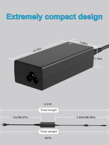 65W 45W AC Charger Fit For Dell Inspiron 14 3000 5000 7000 Series 3451 3452 3458 3459 3462 3480 3481 3482 3493 5400 5401 5402 5405 5409 5410 5418 5420 5425 5451 5494 7400 7405 7437 7460 Laptop