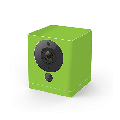 MightySkins Skin Compatible with Wyze Cam V2 - Solid Lime Green | Protective, Durable, and Unique Vinyl Decal wrap Cover | Easy to Apply, Remove, and Change Styles | Made in The USA - color: Lime Green