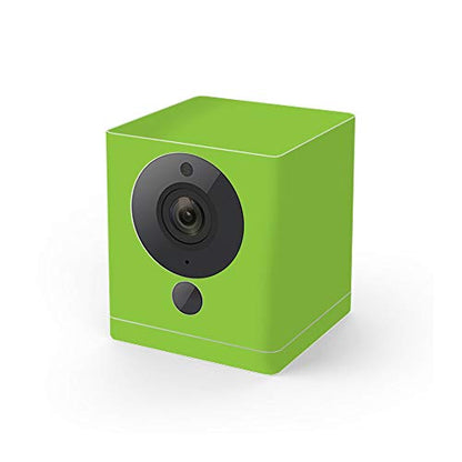 MightySkins Skin Compatible with Wyze Cam V2 - Solid Lime Green | Protective, Durable, and Unique Vinyl Decal wrap Cover | Easy to Apply, Remove, and Change Styles | Made in The USA - color: Lime Green