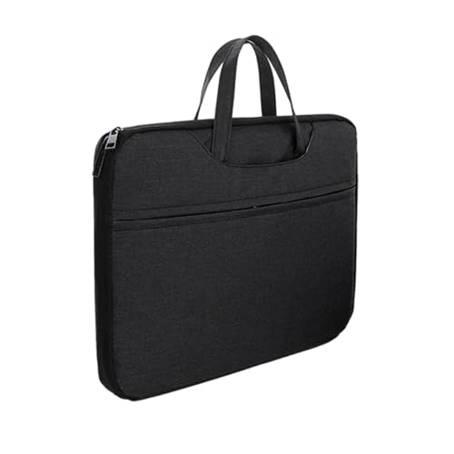Laptop Case Sleeve with Handle,Spacious Laptop Bag with Pocket,Laptop Sleeve for Laptop Tablet Man Woman - color: Black