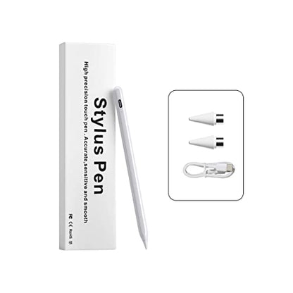 EFAITHFIX Stylus Pen for Touch Screens with Magnetic Design Rechargeable Universal Active Stylus Pen Compatible with iOS/Android/Tablet/Phones/iPad pro/Mini/Air Digital Pencil for Writing and Drawing - color: Stylus Pen for Android White