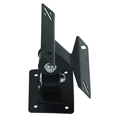 GLigeT Monitor Arm Gas Wall Mount Monitor Bracket, Full Motion 14-24 Inch 180° Swivel and Tilt TV Mount Bracket, Sturdy Steel LED LCD Monitor Holder Bracket, Black Monitor Desk Mount